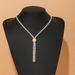 The New Pearl Long Tassel Rhinestone Necklace Pendant For European And American Fashion Brides Is Light And Luxurious_ipsvogv.com