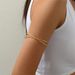 Minimalist personalized style women's armband with geometric double-layer hollow out and niche design, adjustable_ipsvogv.com
