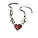 Unisex Red Love Punk Necklace Men's Subculture Y2k Accessories Sweet Cool Dark Pendant Exaggerated Design Clavicle Chain Women_ipsvogv.com