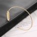 Hot Selling Personalized Minimalist Opening Adjustable Bracelet With And Leaf Decorations_ipsvogv.com