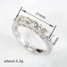 Cao Shi's Minimalist Five-star Luxury Temperament Ring, In Japan And South Korea, Popular Among Internet Celebrities,_ipsvogv.com