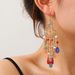 Women’s Jewelry Set Fashion Long Tassel Ethnic Style Earrings For Women Retro Design Slim Water Drop Hollow Exaggerated Tassel Earrings_ipsvogv.com