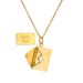 Openable Envelope Necklace For Women, Non Fading Valentine's Day Gift, Stainless Steel Couple Necklace_ipsvogv.com