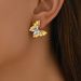 Ins niche Japanese Korean women's with fresh and sweet butterfly design, high-end earrings, versatile forest earrings_ipsvogv.com