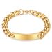 Minimalist Personality Long Bar 11MM Cuban Chain Stainless Titanium Steel Bracelet Customizable Engraving_ipsvogv.com