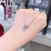 Beating Heart Lucky Cat Necklace Female Elements Crystal Chinchilla Clavicle Necklace_ipsvogv.com