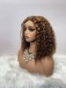 Short Kinky Curly 4x4 Bob Human Hair Wig Pre Plucked Lace 16in Curly Human Hair Bob Wigs For Women_ipsvogv.com