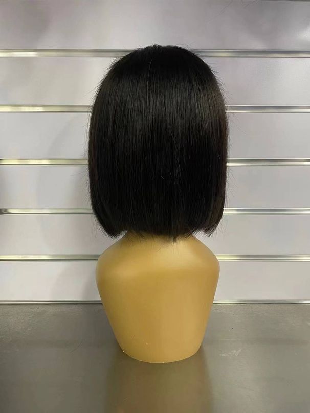 Bone Straight Bob Wig Lace Front Human Hair Wigs For Women 4x4 Transparent Lace Closure Wig Short Wigs Human Hair_ipsvogv.com