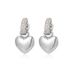 Women’s Jewelry Set Fashion Copper Plated Real Gold Inlaid Zircon Star Heart Earrings Female INS Fashion Light Luxury Personality French Earrings_ipsvogv.com