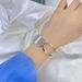 Women's Jewelry Set Fashion Personality Wide Version Smooth Titanium Steel Bracelet Niche Design Simple Open Bracelet_ipsvogv.com