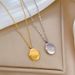 Body 【 Full Titanium Steel 】 Irregular Bean Temperament And Personality, Extremely Simple. Real Gold Necklace In The 【 】 Personality, Simple._ipsvogv.com
