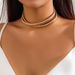 1Pcs Minimalist Chunky Necklaces For Women Soft Metal Statement Necklace Collar Necklace Punk Bib Necklace Jewelry Party Casual Wear_ipsvogv.com
