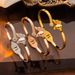 Simple Rose Gold Plated Titanium Steel Diamond Inlaid Butterfly Br, Anti Allergy, Non Fading, Personalized Snap_ipsvogv.com