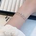 Fashionable Cherry Blossom Double-layer Bracelet For Girls, Light Luxury, Niche, Exquisite, High-end, Minimalist Design,_ipsvogv.com