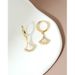 Fan-shaped Natural Shell Inlaid Small Skirt Earrings Women's High Quality High-grade Temperament_ipsvogv.com