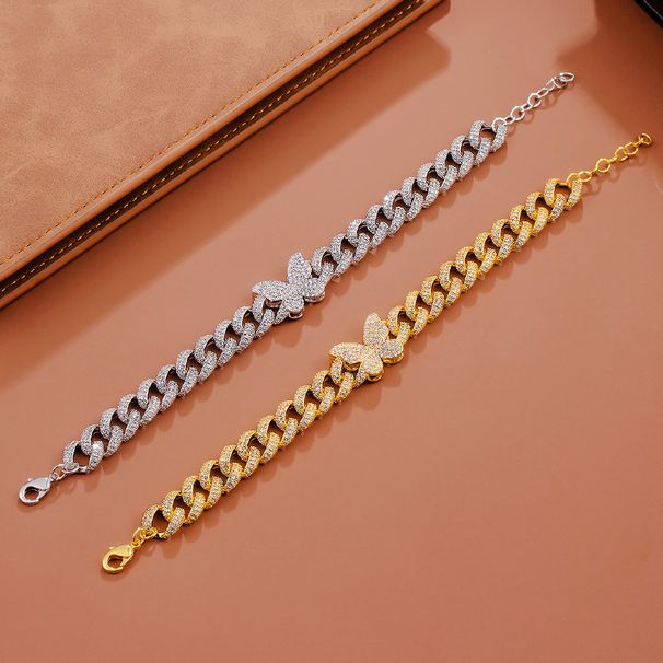 Cuban Bracelet, Butterfly, Male Hip-hop Trendy Instagram, Female Fashionable Street Hip-hop, Cool Couple Personality_ipsvogv.com
