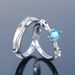 Couple Korean Style All The Way With You Fashionable Ring With Diamond Jewelry_ipsvogv.com