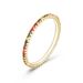 Women's Jewelry S925 Sterling Silver Colored Zircon Micro Inlaid Diamond Ins Ring Fashion Temperament Hand Jewelry_ipsvogv.com