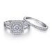 Sterling Silver Zircon Couple Ring Set Female Ring Ladies Silver Ring INS_ipsvogv.com