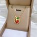 【 】 Loose Light Luxury Charm Gorgeous Full Diamond Necklace Women's Versatile Clavicle Titanium Steel Chain_ipsvogv.com