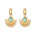 Women's Jewelry Turquoise Earrings Niche New Chinese Earrings Light Luxury High End Titanium Steel Earrings Retro Jewelry_ipsvogv.com