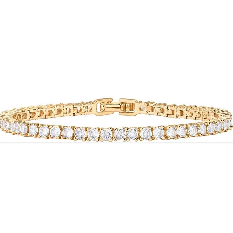 Hot Bracelet 4.0mm single row full diamond bracelet Tennischai single row tennis bracelet_ipsvogv.com