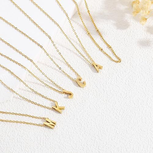 26 Letters Fashion Pendant Round Bead Chain Clavicle Chain Layered Necklace Women's Versatile Jewelry_ipsvogv.com