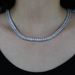 Hip Hop New 4X6 Rectangular Zircon Full Diamond Necklace For Men And Women Trendy Jewelry_ipsvogv.com