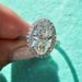 Cao Shi's New Oval Egg Shaped Zircon Engagement Ring Set For Women's Wedding, Bride, And Dinner Party Accessories_ipsvogv.com