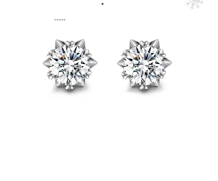 Jewelry Heart Shaped Sterg Sier Necklace Earrings Combination Set Female_ipsvogv.com