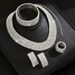 Fashion Jewelry For Women Elegant Rhinestone Silver-Plated Necklace Earrings Bracelet Ring Four-Piece Set_ipsvogv.com