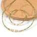2cm Olive Green Crystal Freshwater Pearl Bracelet Necklace Set Female Simple Style_ipsvogv.com