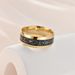 New Fashionable Men's Titanium Steel With Starry Sky Design And Elegant Handmade Jewelry Ring_ipsvogv.com