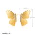 Women’s Jewelry Set Fashion Fashion High End Retro Symmetrical Gold Zircon Earrings Butterfly Shape Earrings_ipsvogv.com