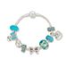 Live broadcast products with goods Blue bracelet DIY ancient silver beaded hand jewelry fresh temperament jewelry_ipsvogv.com