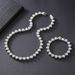 Heart-Shaped Diamond-Encrusted Hip-Hop Necklace New Creative Personality 10mm Cuban Chain Set_ipsvogv.com