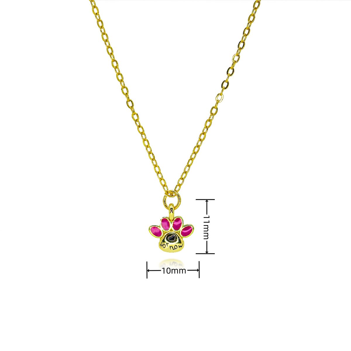 Cat & Dog Paw Necklace For Girls - Light Luxury Clavicle Chain, Niche Design, High-End Jewelry Gift For Summer_ipsvogv.com