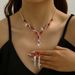 Jewelry Personalized Color Horse Eye Water Drop Necklace Tassel Earrings Bridal Set Jewelry_ipsvogv.com