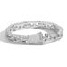 Unisex Hip Hop Bracelet H Shaped 10mm Wide Spring Buckle Design Cuban Chain Bracelet Personality Trendy Men's Accessories_ipsvogv.com