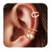 Women’s Jewelry Set Fashion Hot Selling Across Fashionable And Versatile Ear Bone Clip With Zircon, Three Piece Set For Ladies' Earrings_ipsvogv.com