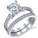 Sanjie Fashion Couple Pair Popular Engagement Ring, Alloy Inlaid Zircon Handmade Jewelry_ipsvogv.com