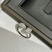 High Version MY TWIN Waterdrop Square Set With Diamond Opening Ring For Women_ipsvogv.com