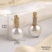 Fashion High Grade Natural Pearl Zircon Earrings For Women Flower Star Retro Light Luxury Earrings Ear Clips Silver Needle_ipsvogv.com
