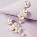 E8291 Dongdaemun New Sweet and Elegant Long Korean Edition Fashion Pearl Grape String Earrings_ipsvogv.com