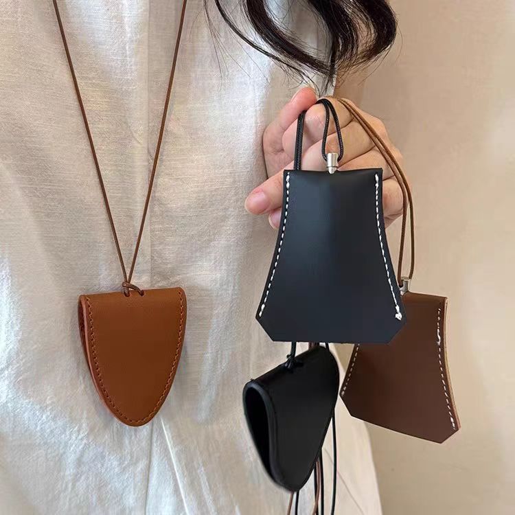 Korean Version Leather Neck Magnetic Long Necklace Women's Early Autumn Multifunctional Glasses Clip Sweater Chain_ipsvogv.com