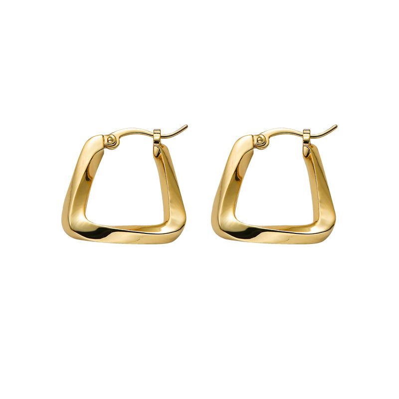 Ins temperament earrings light luxury female earrings creative sense smart trend retro copper plated real gold earrings_ipsvogv.com