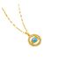 Fashionable Colorful Oil Drop Evil Eye Necklace Instagram Women's Jewelry Palm Collar Chain Pendant_ipsvogv.com