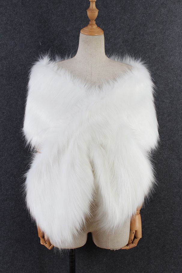 Women's Clothing autumn and winter new fur large shawl neck multi color versatile scarf bridal dress cross shawl_ipsvogv.com