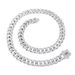Unisex 12mm New Spring Buckle Alloy Necklace Men's Cool Jewelry Personality Hip Hop Style Cuban Chain_ipsvogv.com