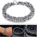 Men's Jewelry Retro Woven Titanium Steel Men's Bracelet Hip Hop Personality Simple Student Bracelet Stainless Steel Lantern Chain Handmade Chain_ipsvogv.com